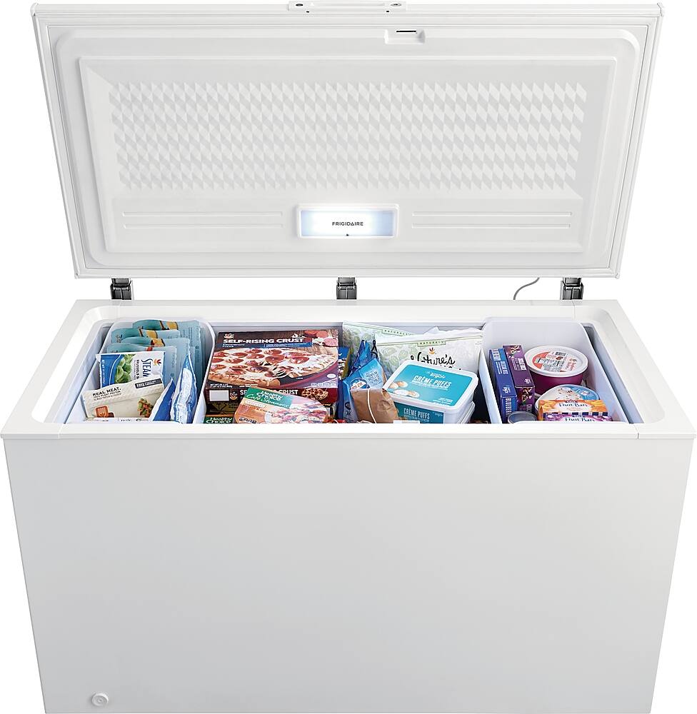 Alt View 2. Frigidaire - 14.8 Cu. Ft. Chest Freezer - White.