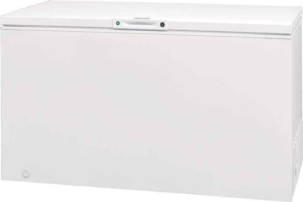 Left. Frigidaire - 14.8 Cu. Ft. Chest Freezer - White.