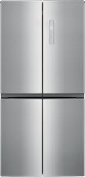 Frigidaire - 17.4 Cu. Ft. 4-Door French Door Refrigerator - Stainless steel - Front_Zoom
