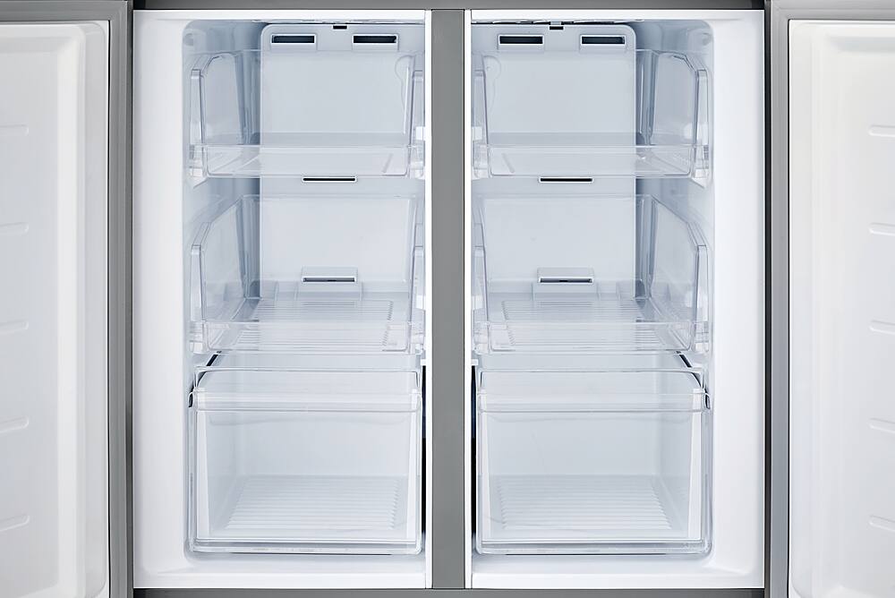 Alt View 11. Frigidaire - 17.4 Cu. Ft. 4-Door French Door Refrigerator - Stainless Steel.