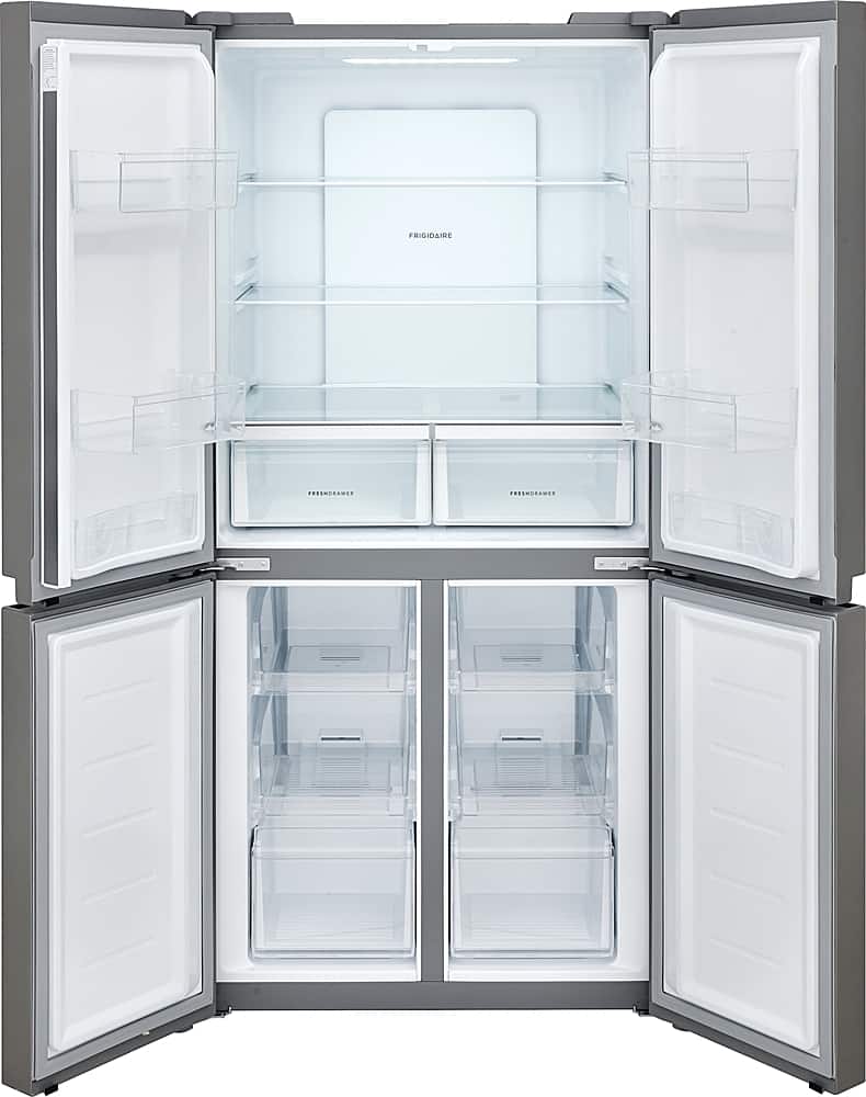 Alt View 13. Frigidaire - 17.4 Cu. Ft. 4-Door French Door Refrigerator - Stainless Steel.