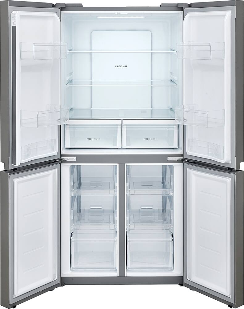 Alt View 13. Frigidaire - 17.4 Cu. Ft. 4-Door French Door Refrigerator - Stainless Steel.