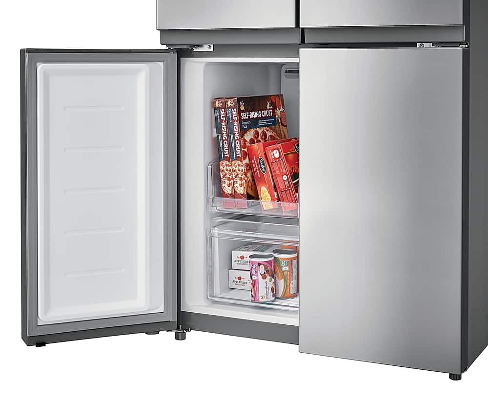 Alt View 14. Frigidaire - 17.4 Cu. Ft. 4-Door French Door Refrigerator - Stainless Steel.