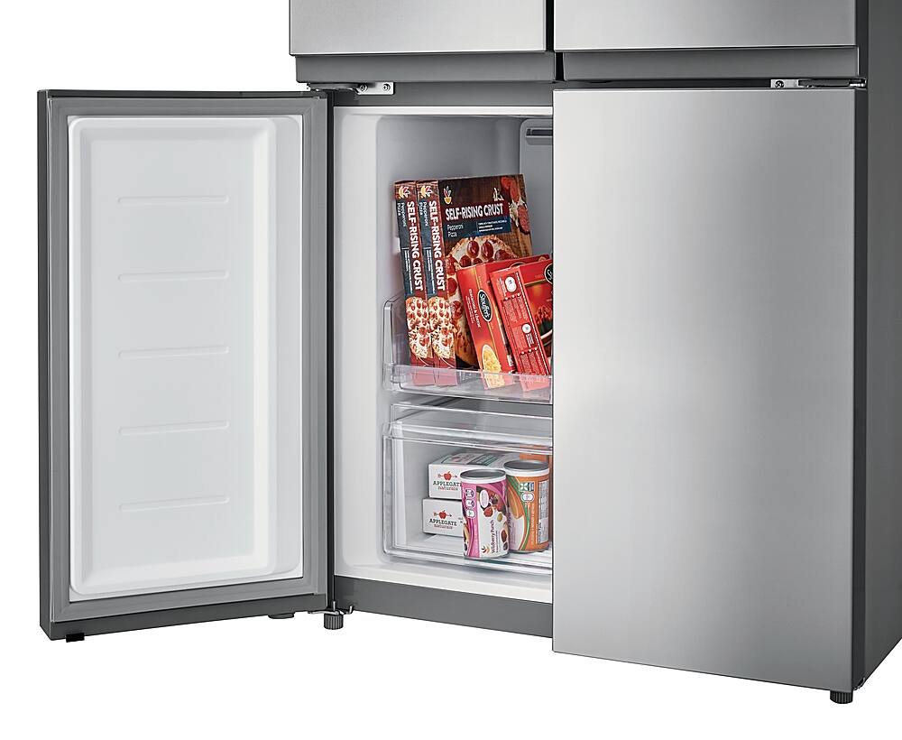 Alt View 14. Frigidaire - 17.4 Cu. Ft. 4-Door French Door Refrigerator - Stainless Steel.