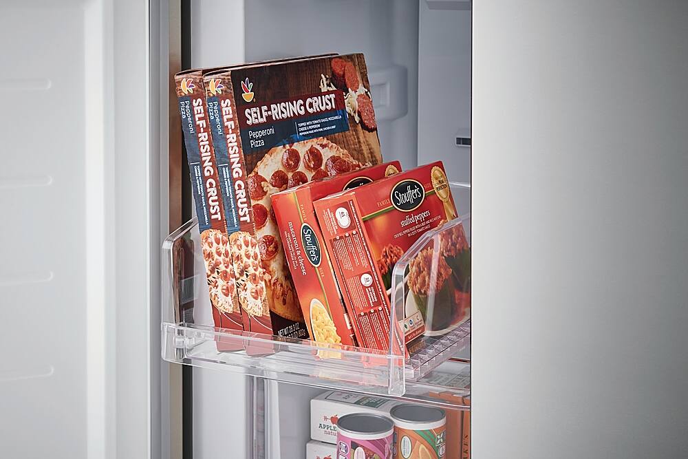 Alt View 16. Frigidaire - 17.4 Cu. Ft. 4-Door French Door Refrigerator - Stainless Steel.