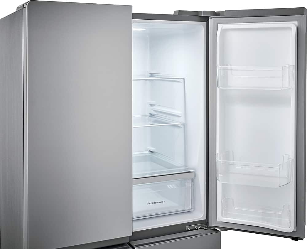 Alt View 19. Frigidaire - 17.4 Cu. Ft. 4-Door French Door Refrigerator - Stainless Steel.