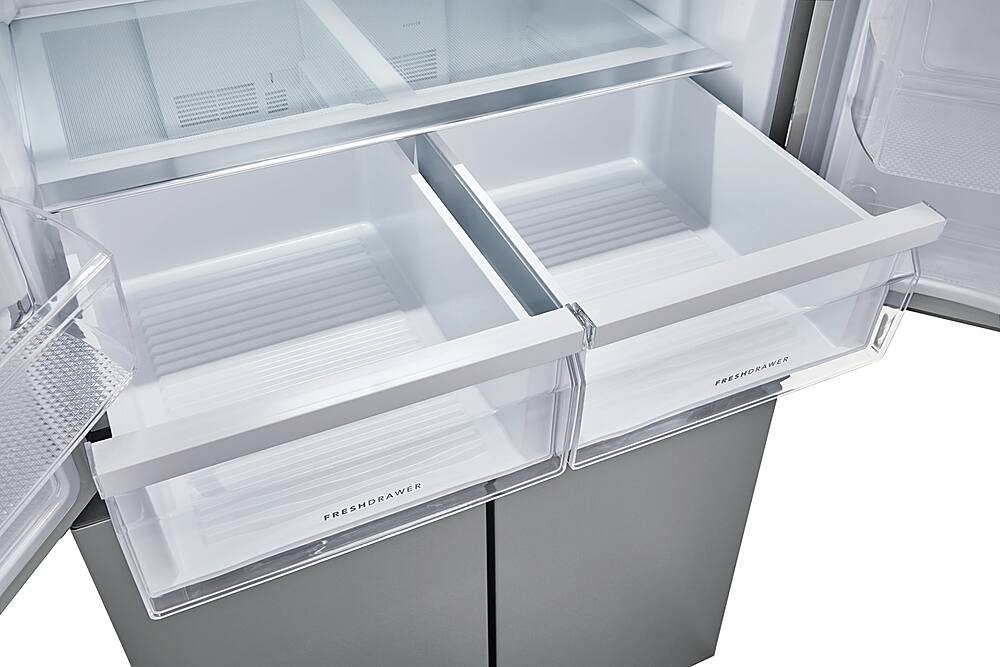 Alt View 21. Frigidaire - 17.4 Cu. Ft. 4-Door French Door Refrigerator - Stainless Steel.