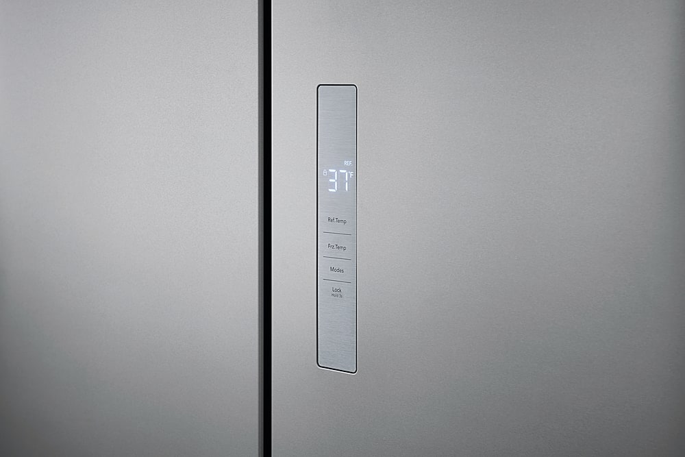 Alt View 24. Frigidaire - 17.4 Cu. Ft. 4-Door French Door Refrigerator - Stainless Steel.