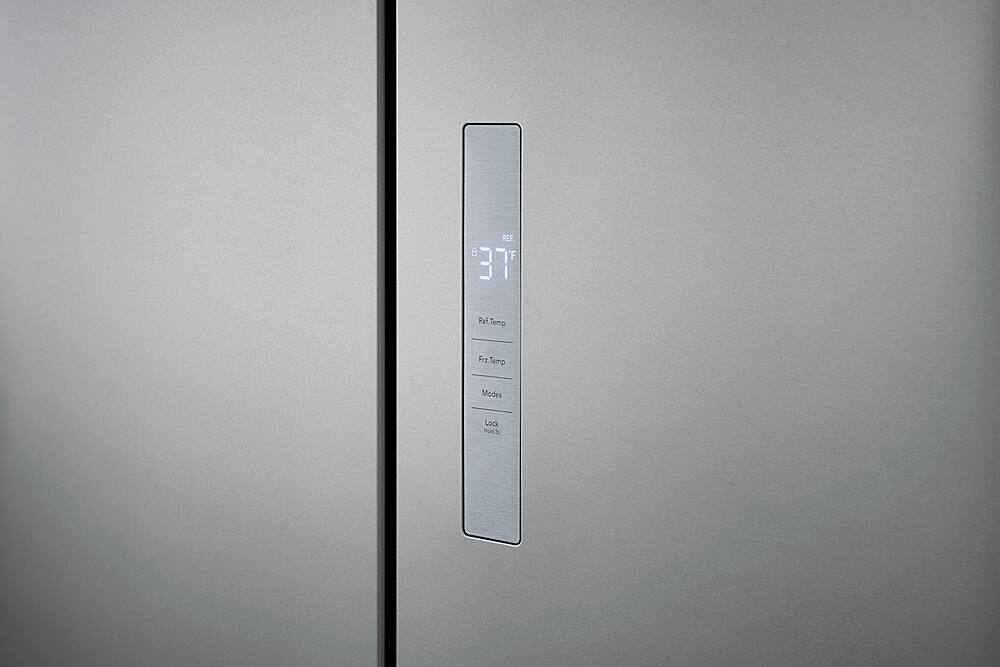 Alt View 24. Frigidaire - 17.4 Cu. Ft. 4-Door French Door Refrigerator - Stainless Steel.