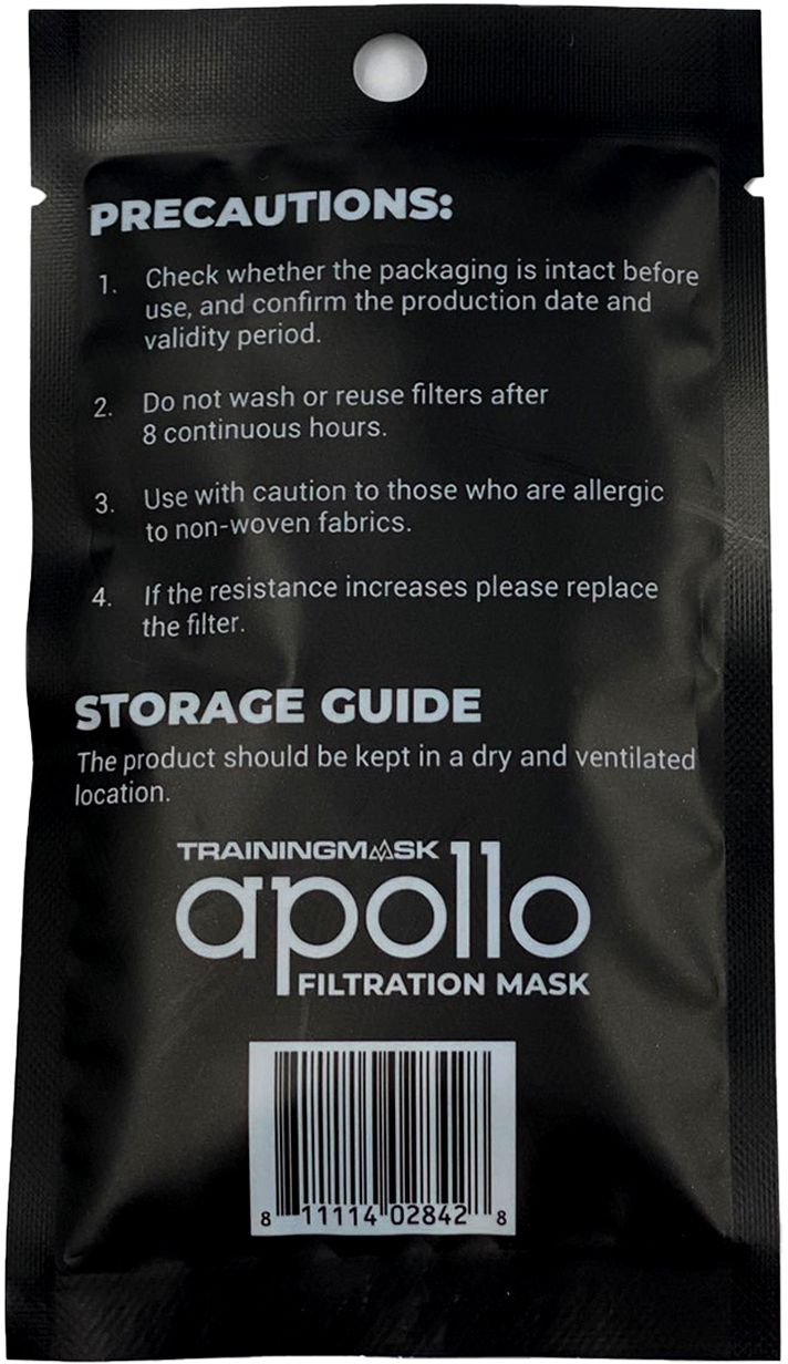 expeditie Fragiel Grand Training Mask Apollo 1.5" Circle Filter-10 Pack 600502 - Best Buy