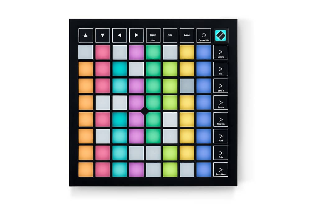Front. Novation - Launchpad X MIDI Controller - Black.