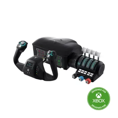 Turtle Beach - VelocityOne Flight Universal Control System for Flight Simulation on Xbox Series X, S, Xbox One and Windows PCs - Black