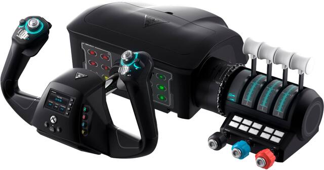 Turtle Beach - VelocityOne Flight Universal Control System for Flight Simulation on XBOX Series X | S, XBOX One and Windows PCs - Black