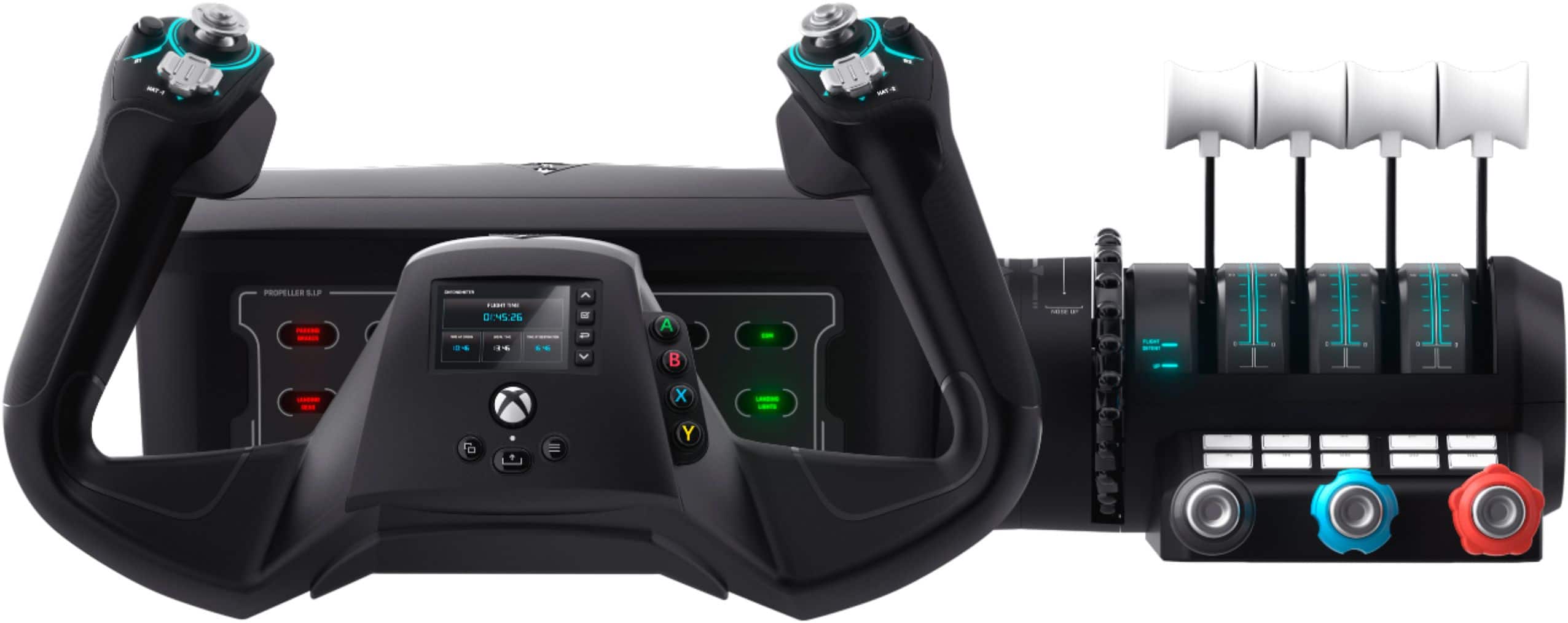 Alt View 12. Turtle Beach - VelocityOne Flight Universal Control System for Flight Simulation on Xbox Series X | S, Xbox One and Windows PCs - Black.