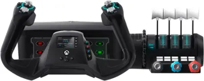 Turtle Beach - VelocityOne Flight Universal Control System for Flight Simulation on Xbox Series X, S, Xbox One and Windows PCs - Black