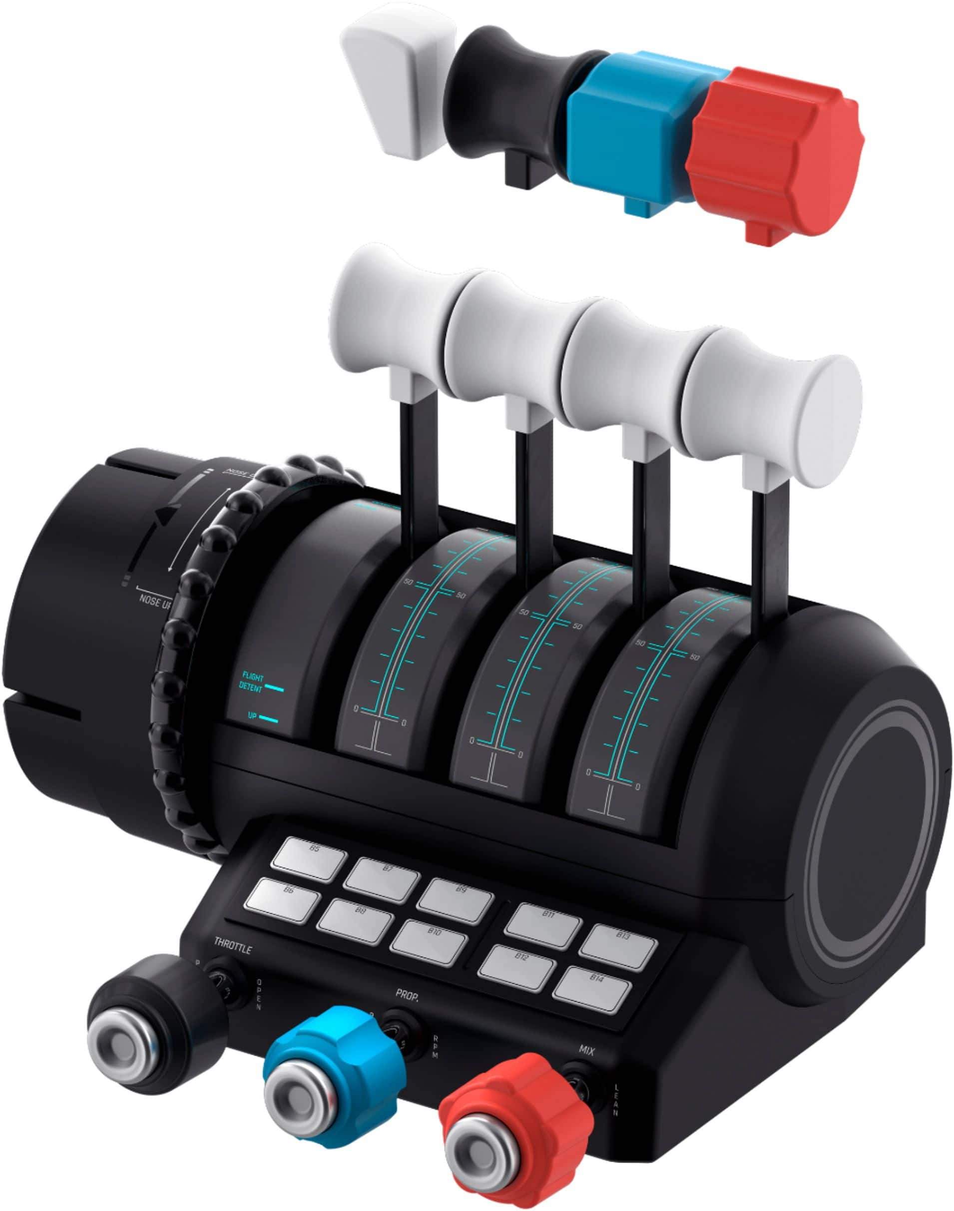 Alt View 13. Turtle Beach - VelocityOne Flight Universal Control System for Flight Simulation on Xbox Series X | S, Xbox One and Windows PCs - Black.