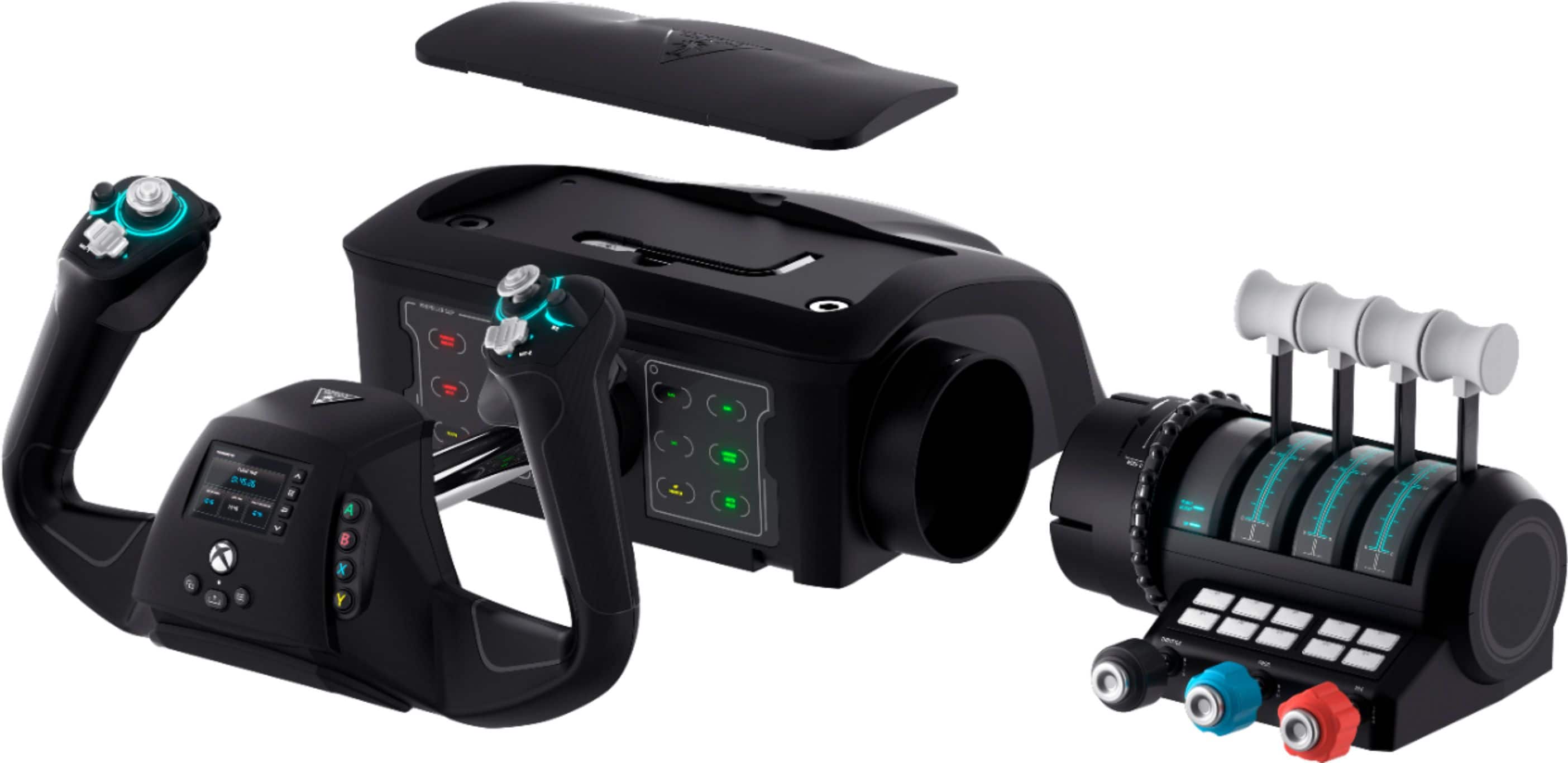 Alt View 15. Turtle Beach - VelocityOne Flight Universal Control System for Flight Simulation on Xbox Series X | S, Xbox One and Windows PCs - Black.