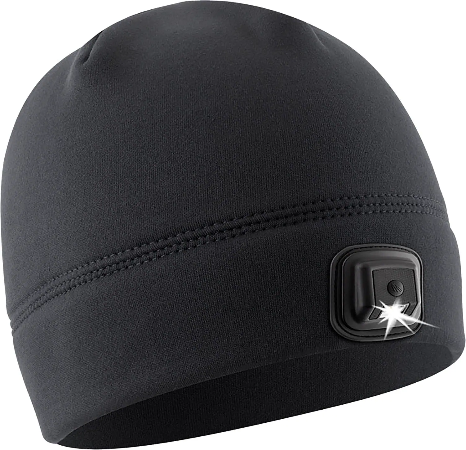 Zoom in on Front. Panther Vision - POWERCAP 3.0 70 Lumen Rechargeable LED Beanie Headlamp - Black.