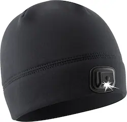 Panther Vision - POWERCAP 3.0 70 Lumen Rechargeable LED Beanie Headlamp - Black - Front_Zoom