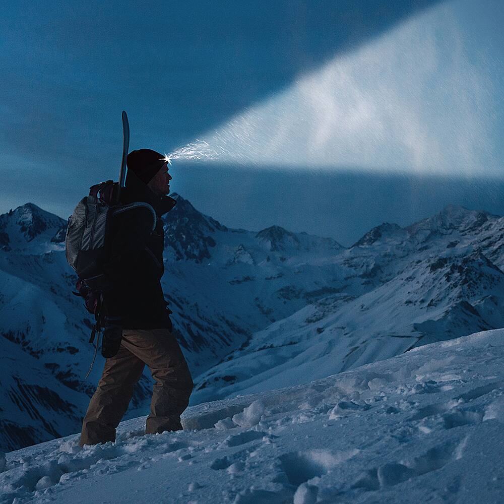 Alt View 15. Panther Vision - POWERCAP 3.0 70 Lumen Rechargeable LED Beanie Headlamp - Black.