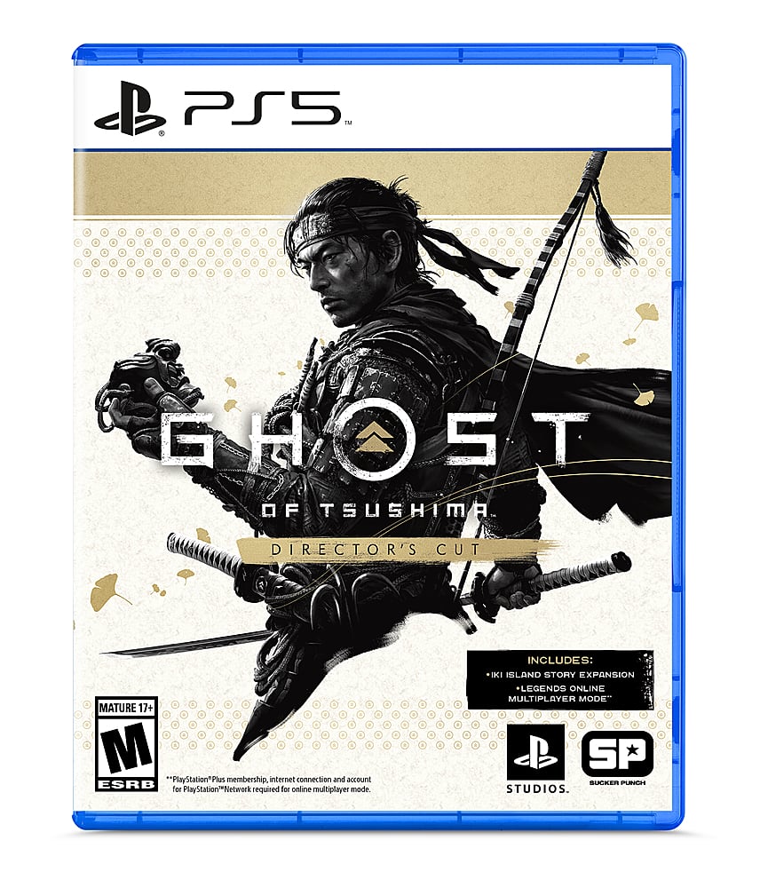 REPLACEMENT CASE NO DISC Ghost of Tsushiuma Directors Cut NO DISC PS4 PS5