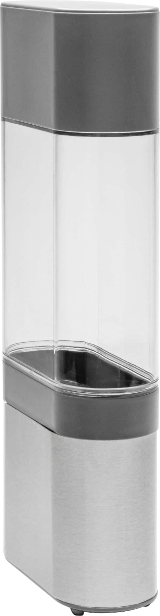 Angle. GE Profile - Opal 2.0 - Current Side Tank Accessory (3/4 gal) - Silver.