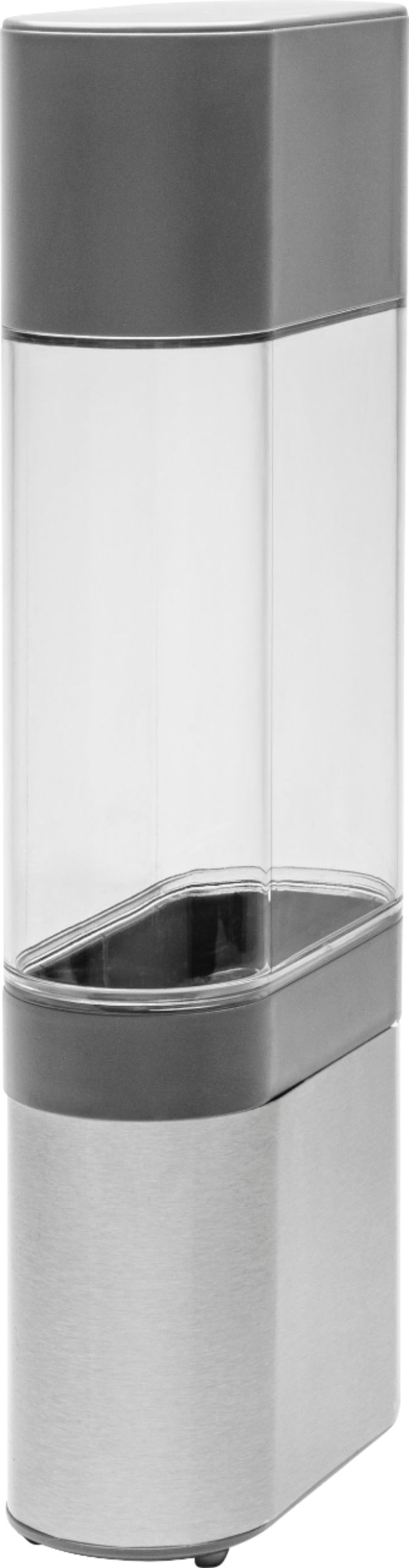 Left View: GE Profile - Opal 2.0 - Current Side Tank Accessory (3/4 gal) - Silver