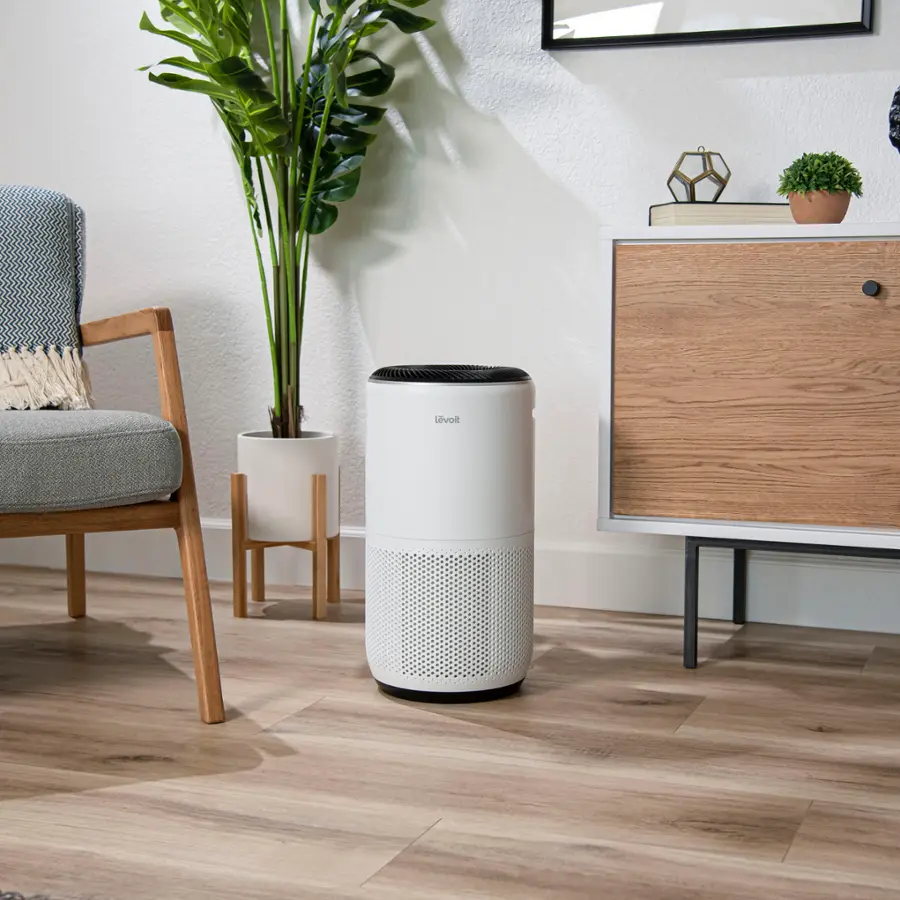Alt View 16. Levoit - PlasmaPro 400s Smart 403 Sq. Ft True HEPA Air Purifier - White.