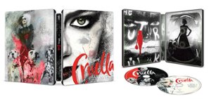 Cruella [SteelBook] [Includes Digital Copy] [4K Ultra HD Blu-ray/Blu-ray] [Only @ Best Buy] [2021] - Front_Zoom