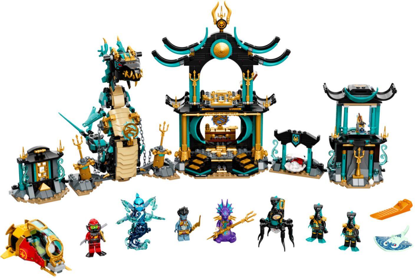 Left. LEGO - Ninjago Temple of the Endless Sea 71755.