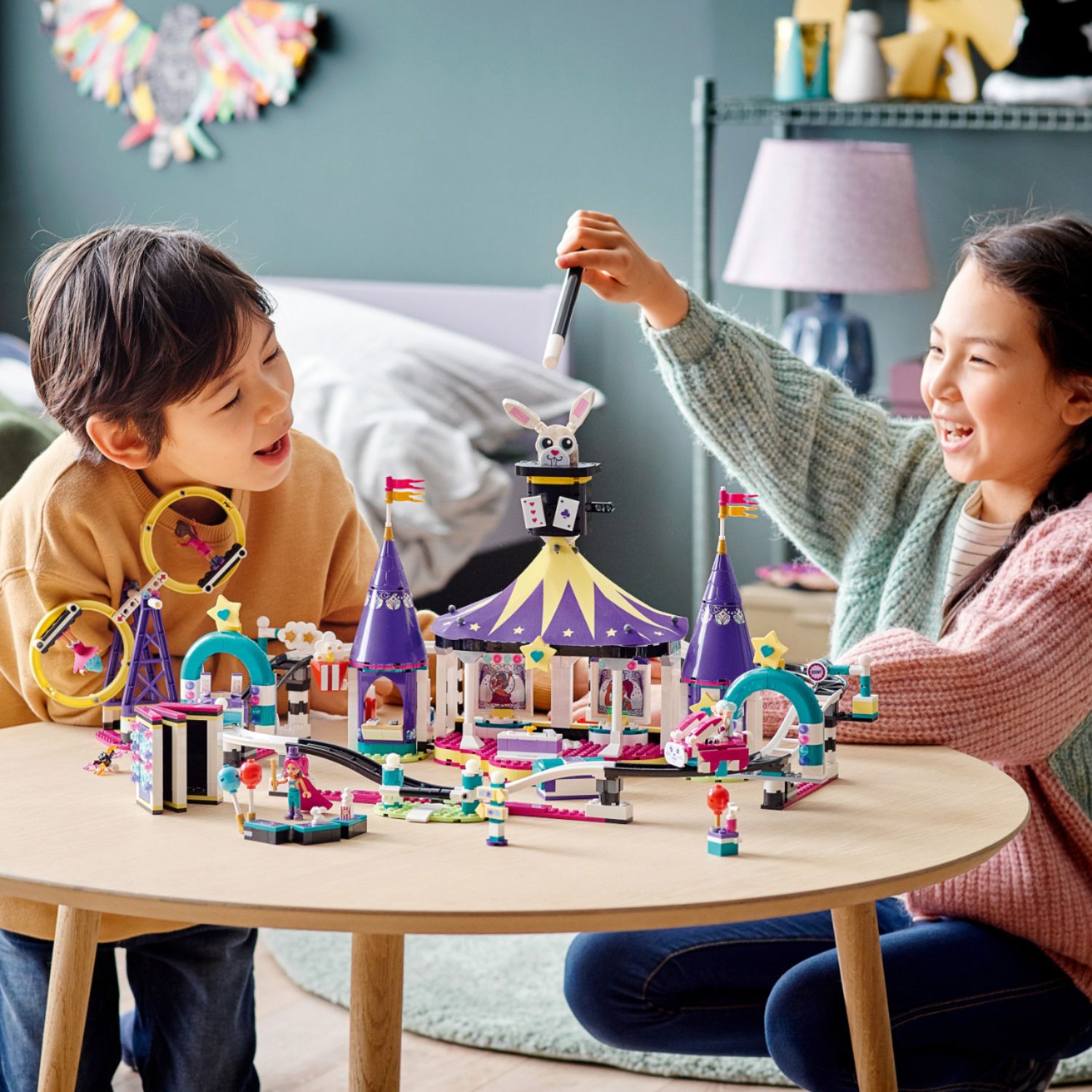 Angle View: LEGO - Friends Magical Funfair Roller Coaster 41685