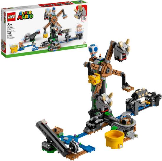 Front Zoom. LEGO - Super Mario Reznor Knockdown Expansion Set 71390.