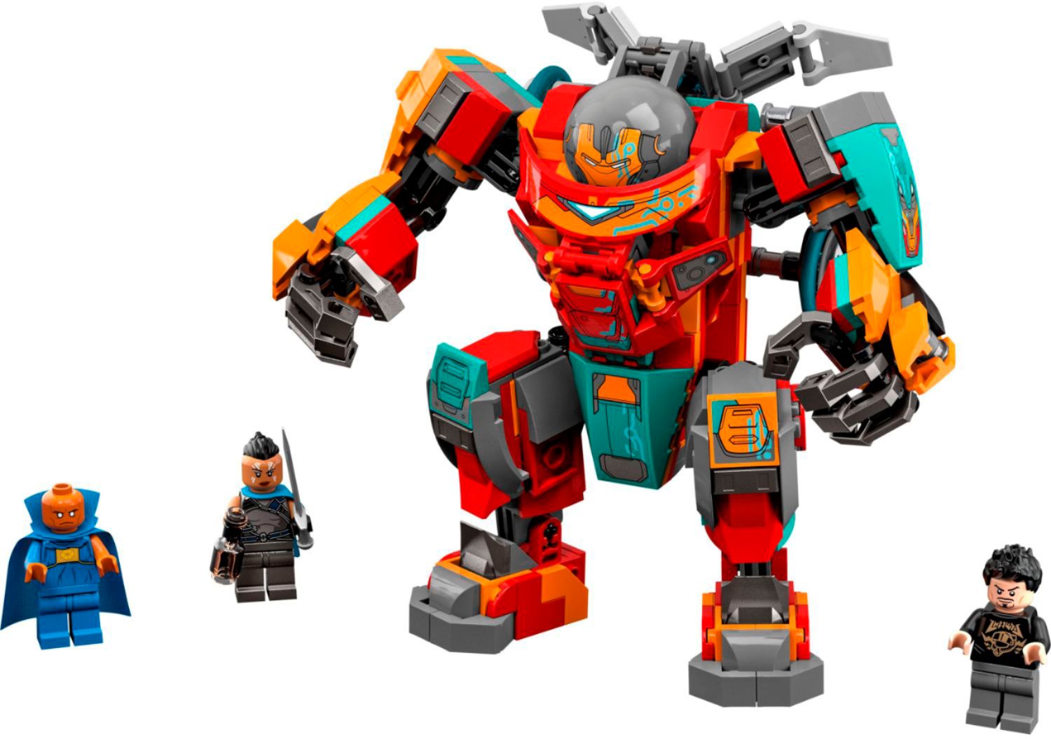 Left View: LEGO - Super Heroes Tony Starks Sakaarian Iron Man 76194