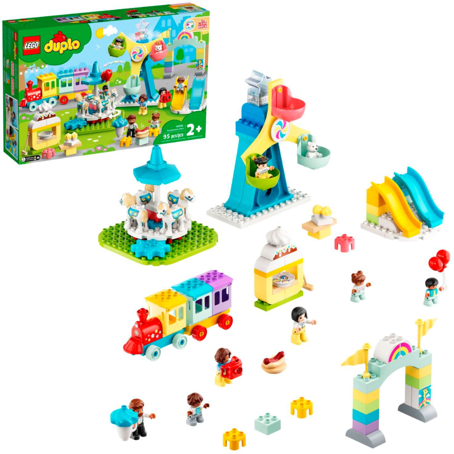 Udstyr flyde Forsvinde LEGO DUPLO Town Amusement Park 10956 6332213 - Best Buy