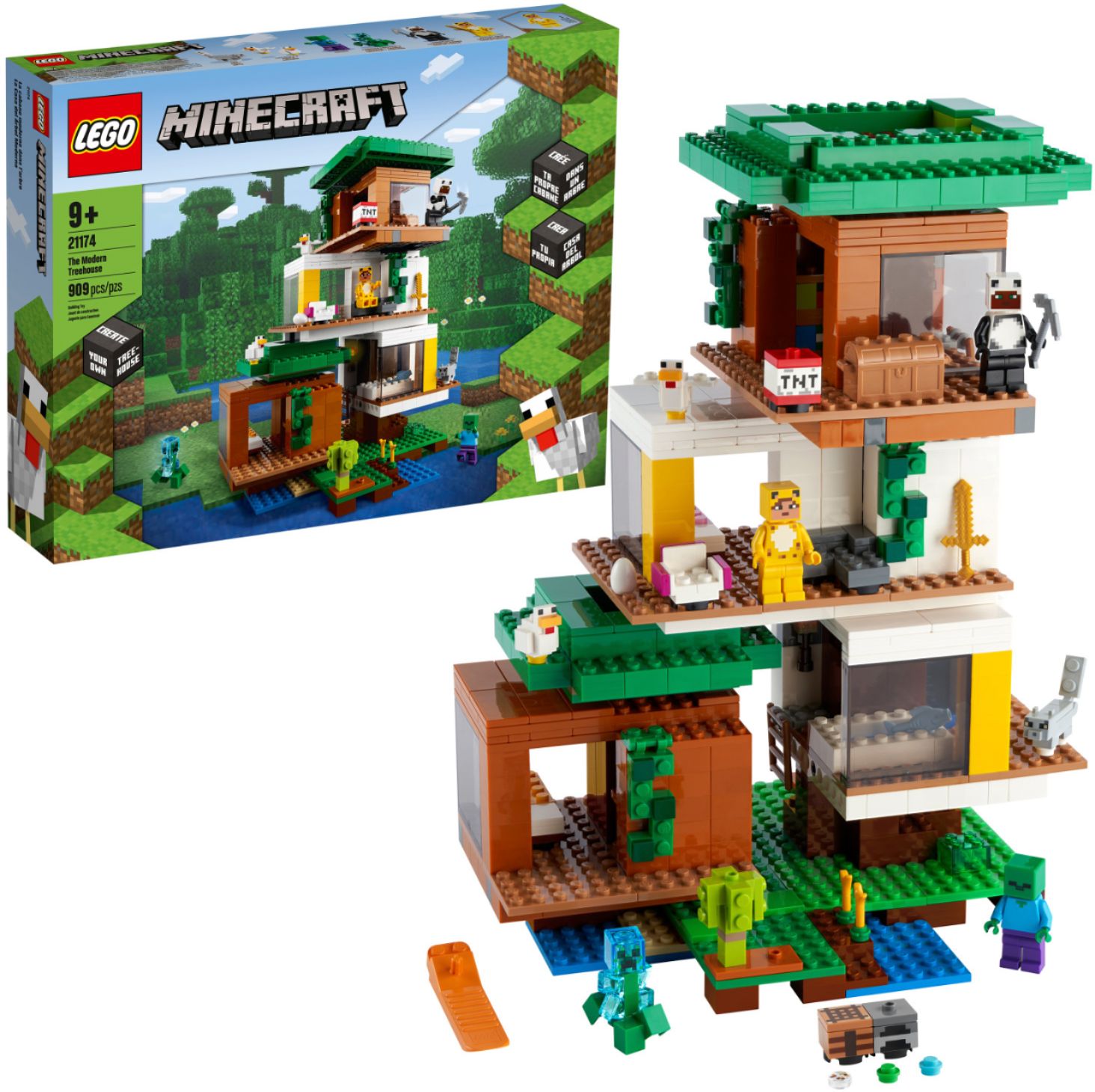 Anslået Absay Skriv email LEGO Minecraft The Modern Treehouse 21174 6332825 - Best Buy
