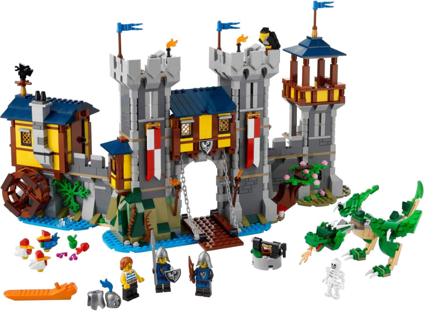 Left. LEGO - Creator Medieval Castle 31120.