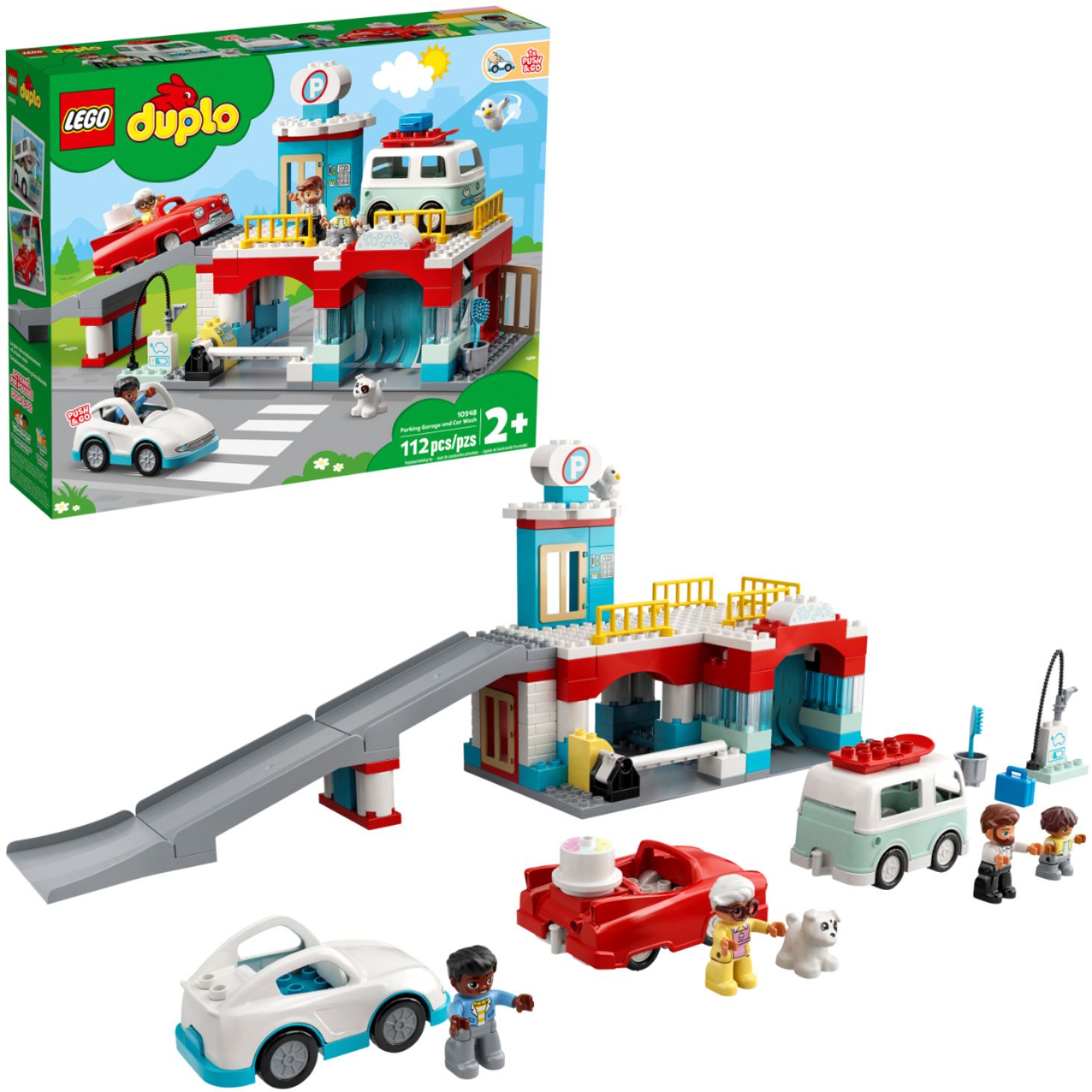 LEGO DUPLO Town Parking Garage and Car Wash 10948 6332211 - Best Buy