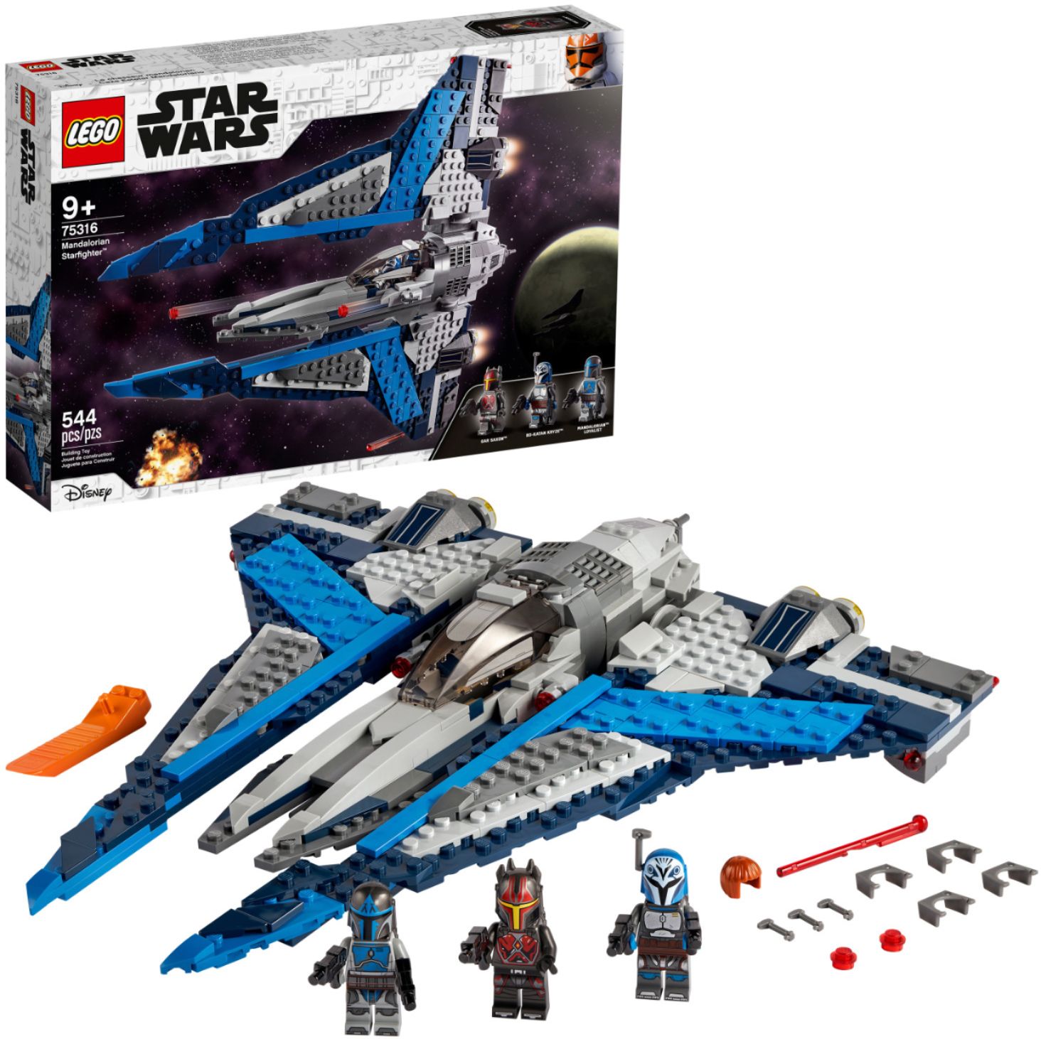 Karriere Kamel retort LEGO Star Wars Mandalorian Starfighter 75316 6333010 - Best Buy