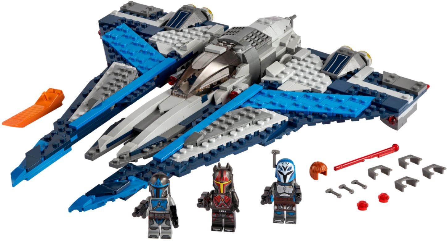 Left View: LEGO - Star Wars Mandalorian Starfighter 75316