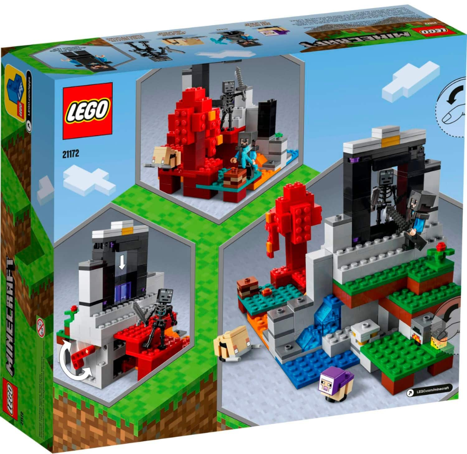 These new Lego Minecraft sets look decidedly more 'Lego' than ever before -  The Verge