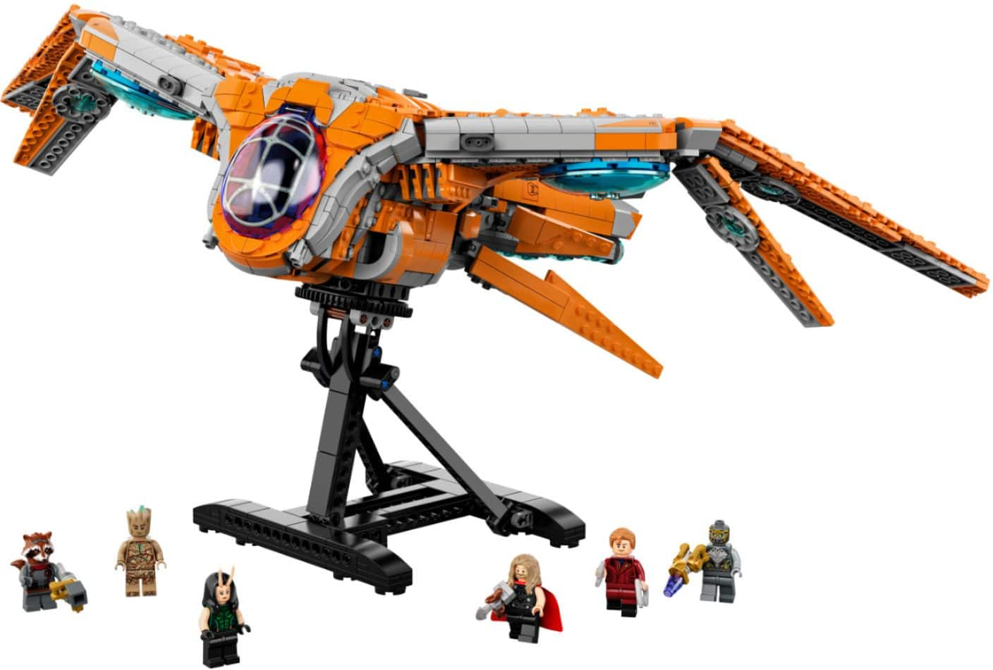 Left View: LEGO - Super Heroes The Guardians Ship 76193