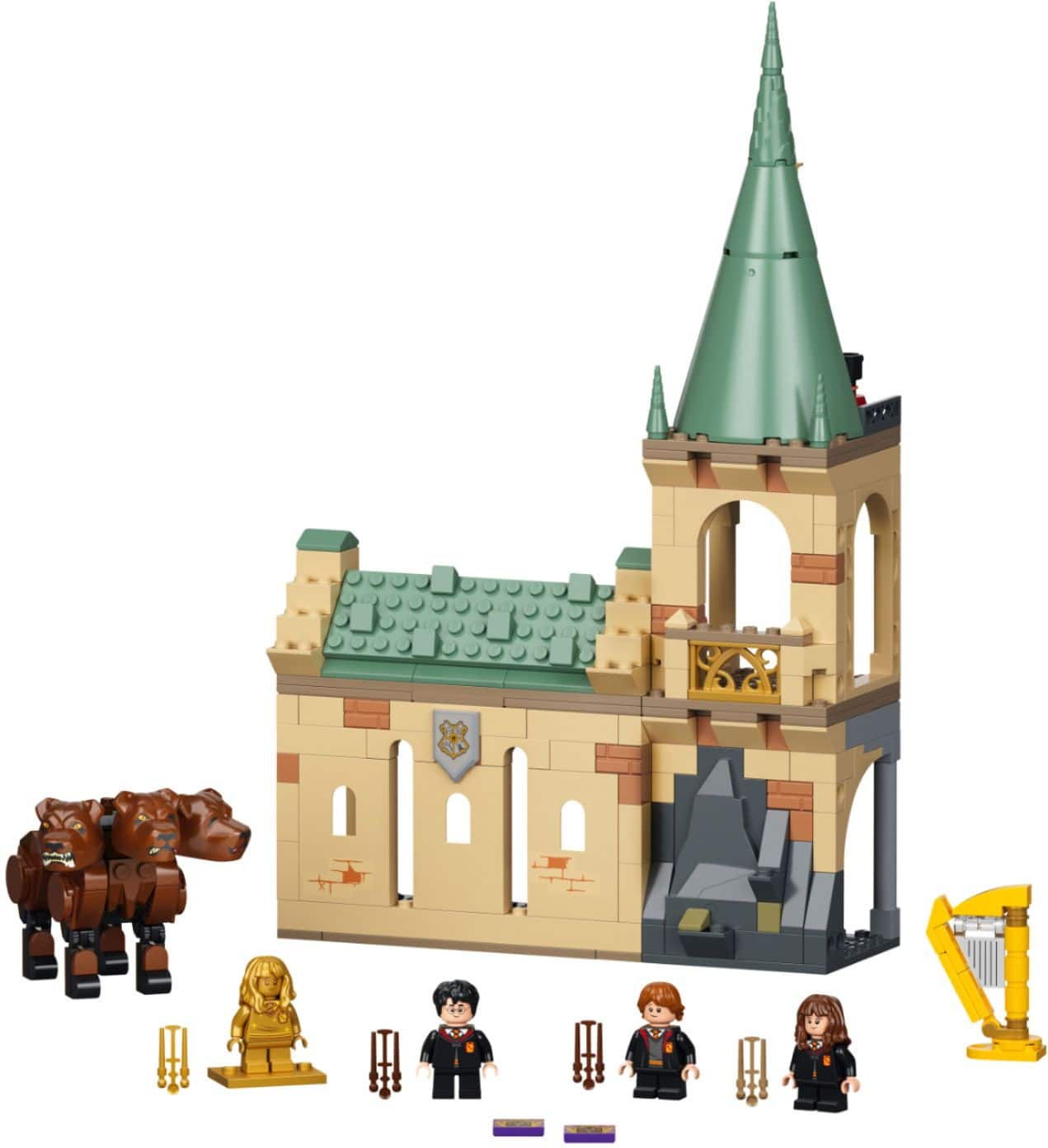 LEGO Harry Potter Hogwarts Courtyard: Sirius's Rescue 76401 Castle Tower  Toy, Collectible Set with Buckbeak Hippogriff Figure and Prison Cell