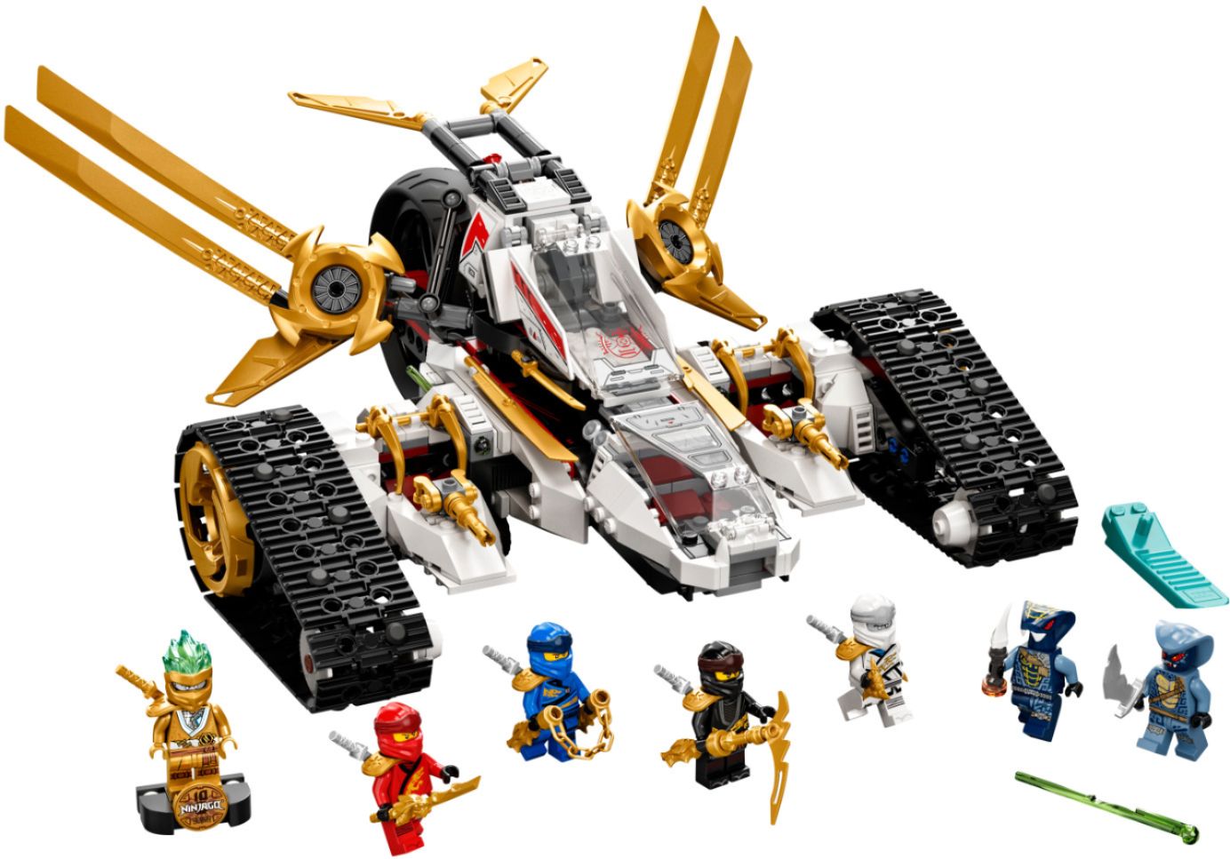 Left View: LEGO - Ninjago Ultra Sonic Raider 71739
