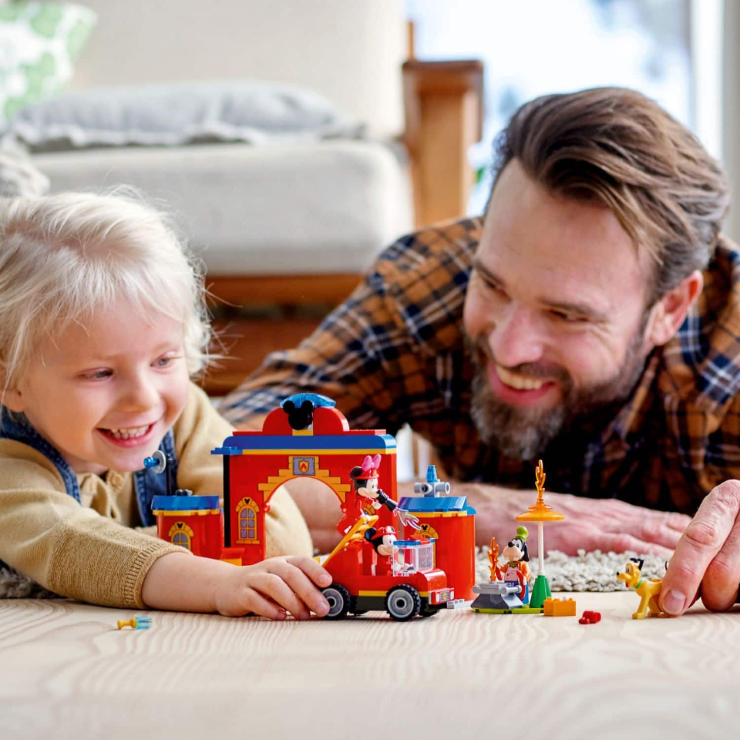 Angle View: LEGO - Mickey and Friends Mickey & Friends Fire Truck & Station 10776