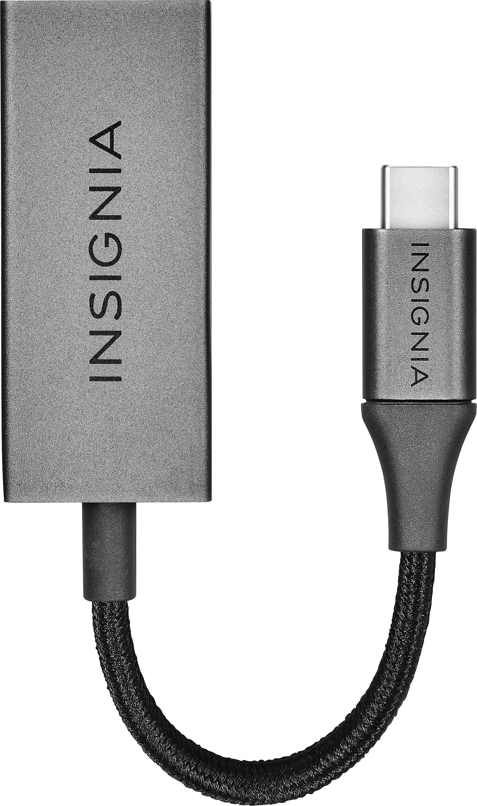 Korrekt det tvivler jeg på Postnummer Insignia™ USB-C to Ethernet Adapter Black NS-PA3C6E - Best Buy