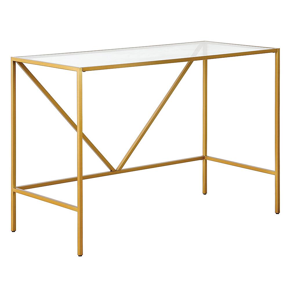 Angle View: Camden&Wells - Draper Desk - Brass