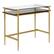 Angle. Camden&Wells - Eaton 36" Desk - Brass/Walnut.