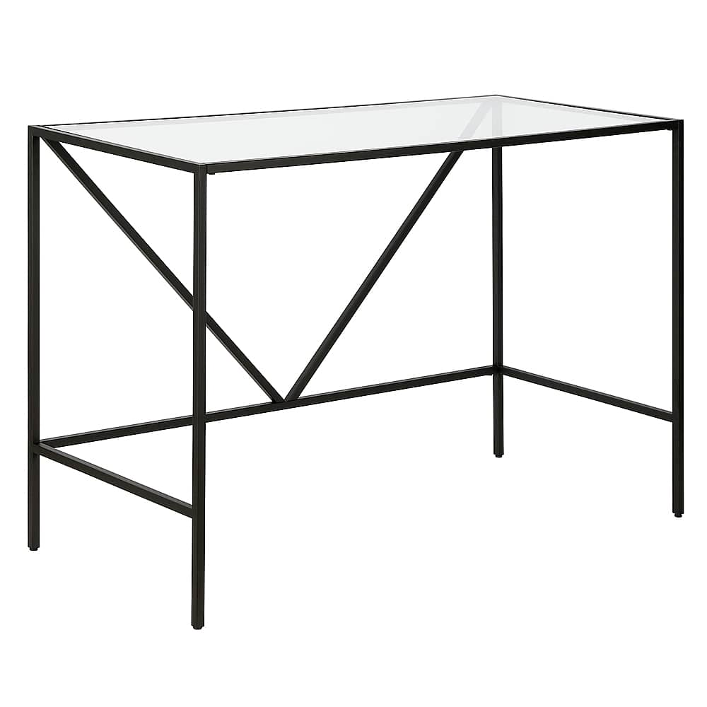 Angle View: Camden&Wells - Draper Writing Desk - Blackened Bronze