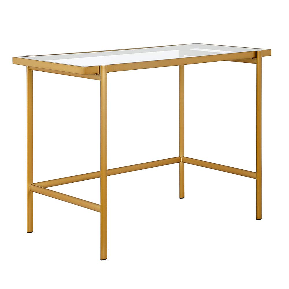 Angle View: Camden&Wells - Tamar Writing Desk - Brass