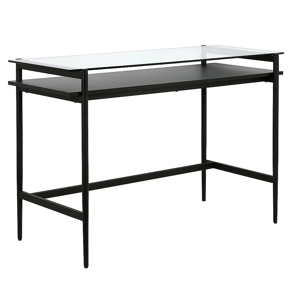 Angle View: Camden&Wells - Eaton 46" Desk - Blackened Bronze/Black Woodgrain